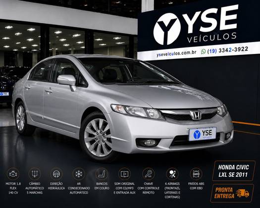 HONDA CIVIC 1.8 LXL SE 16V FLEX 4P AUTOMÁTICO